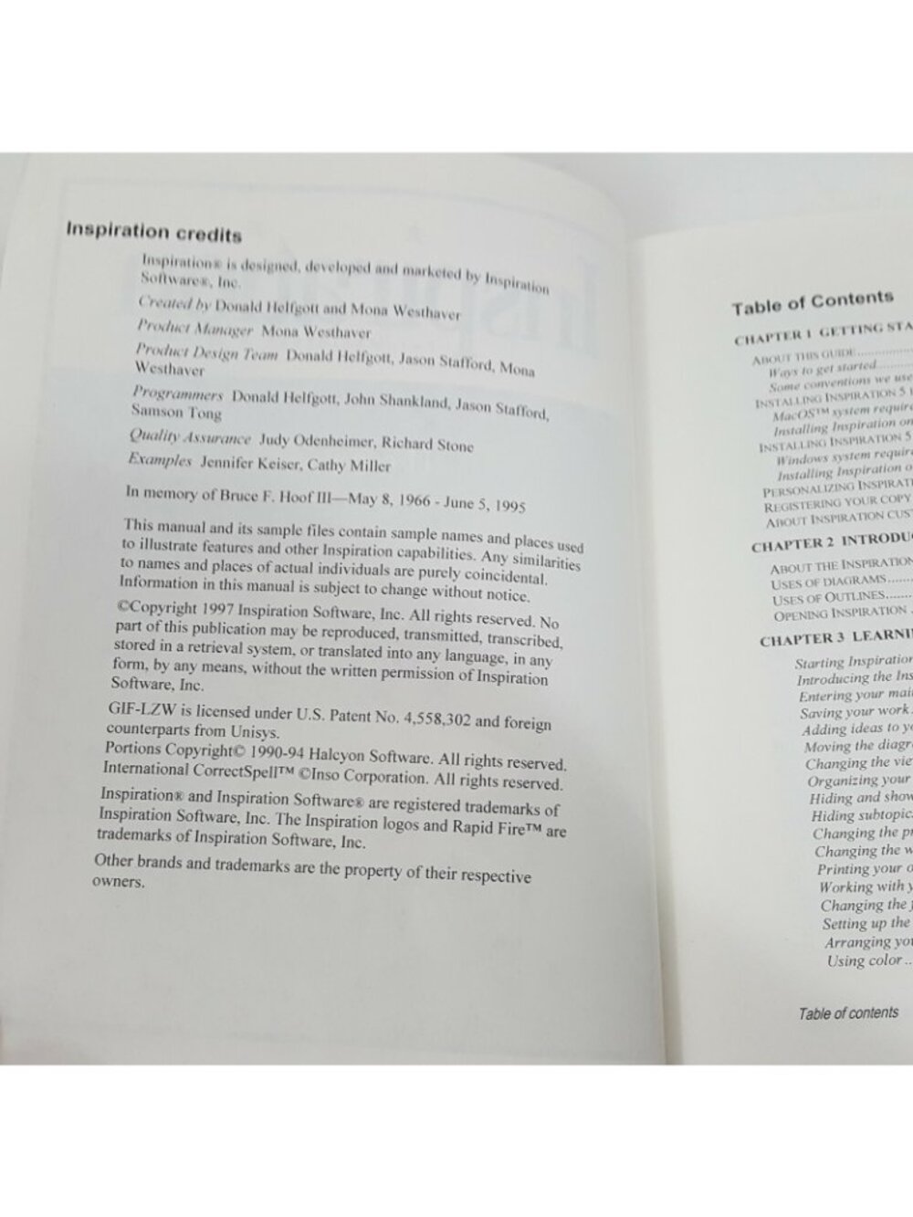 Inspiration 5 Software User Manual Owner Guide Mac Windows Visual Think Learning - Picture 3 of 11